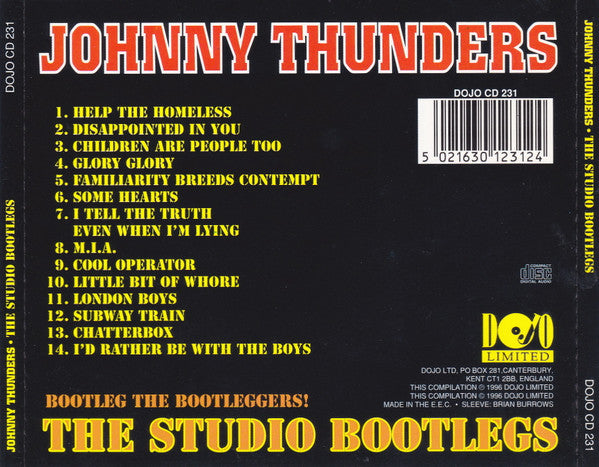 The Studio Bootlegs - Johnny Thunders