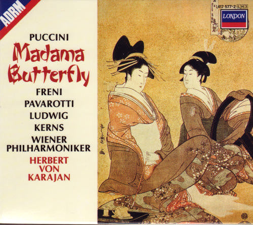 Madama Butterfly - Puccini*, Freni*, Pavarotti*, Ludwig*, Kerns*, Wiener Staatsopernchor, Wiener Philharmoniker, Herbert Von Karajan