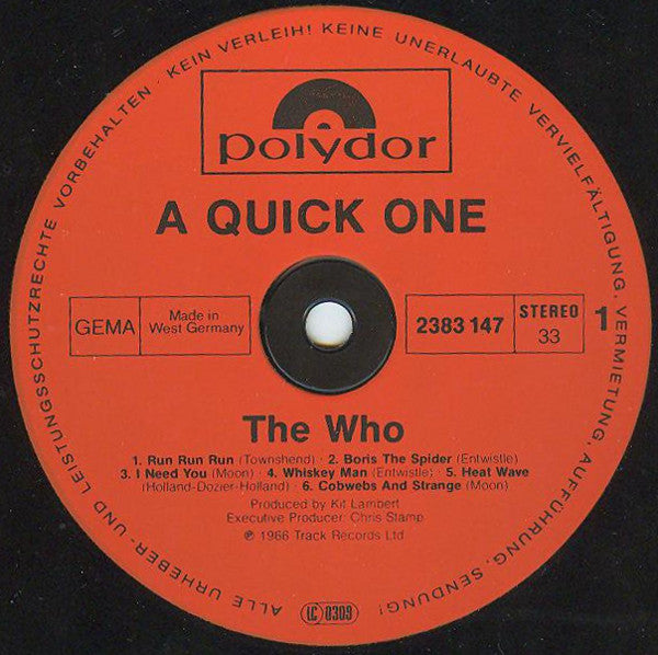 A Quick One - The Who