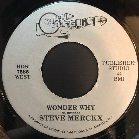 Gotta Be Your Own Man / Wonder Why - Steve Merckx