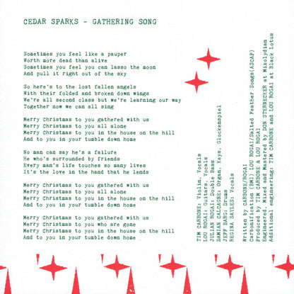 Santa's Knee / Gathering Song - Lenny Kaye, Cedar Sparks