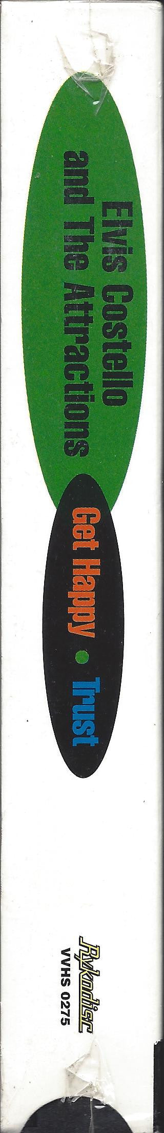 Get Happy Trust Video Marketing Tool VHS - Elvis Costello