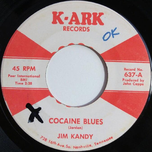 Cocaine Blues / The Only Girl For Me - Jim Kandy