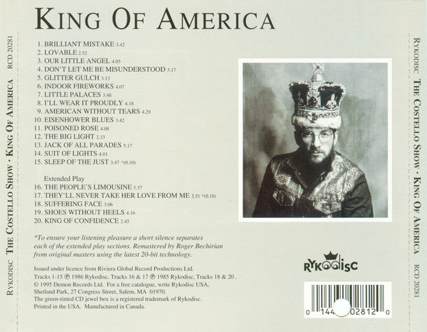 King Of America - The Costello Show