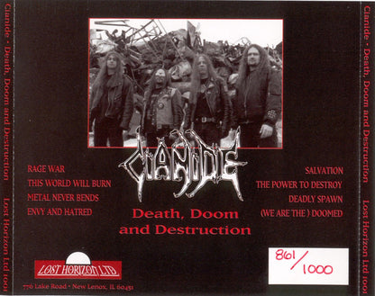 Death, Doom And Destruction - Cianide