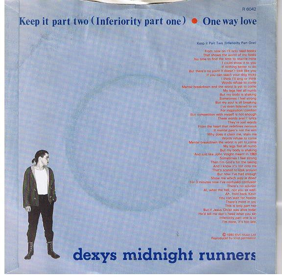 Keep It Part Two (Inferiority Part One) - Dexys Midnight Runners