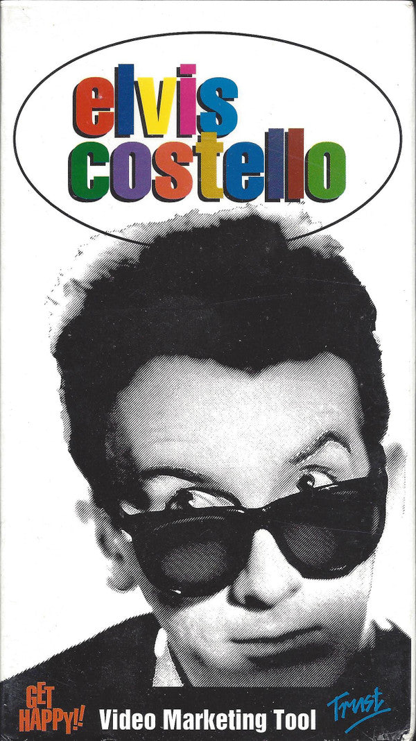 Get Happy Trust Video Marketing Tool VHS - Elvis Costello