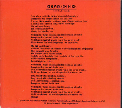 Rooms On Fire - Stevie Nicks