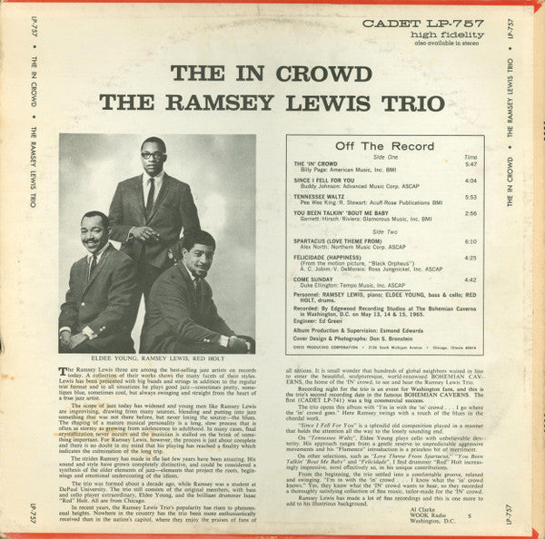 The In Crowd - The Ramsey Lewis Trio