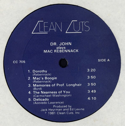 Dr. John Plays Mac Rebennack - Dr. John