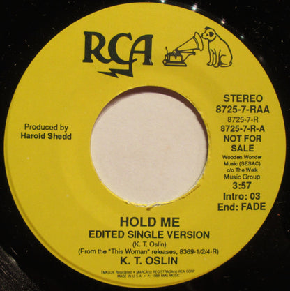 Hold Me Edited Single Version - K.T. Oslin