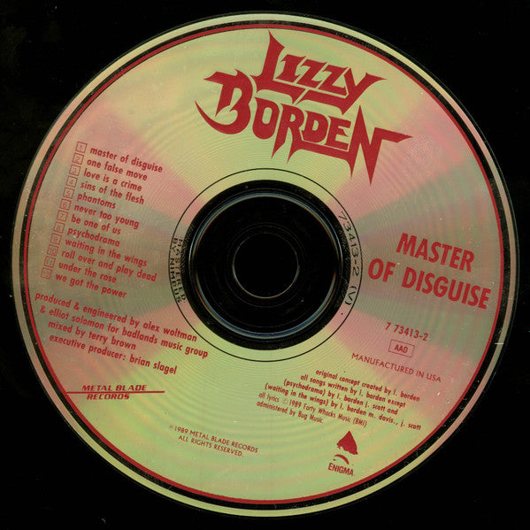 Master Of Disguise - Lizzy Borden