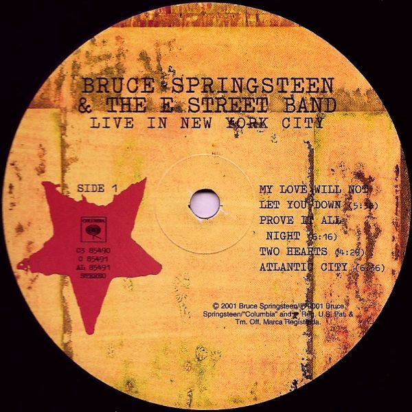 Live In New York City - Bruce Springsteen & The E Street Band*