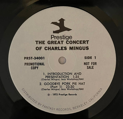 The Great Concert Of Charles Mingus - Charles Mingus