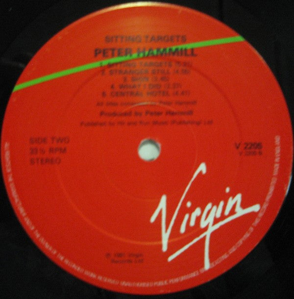 Sitting Targets - Peter Hammill