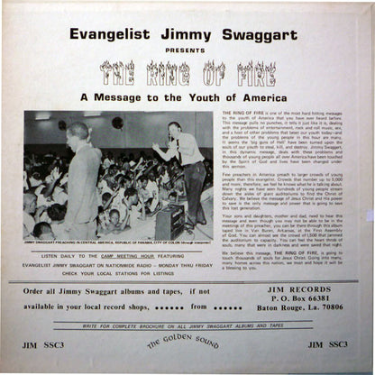 The Ring Of Fire - Evangelist Jimmy Swaggart*