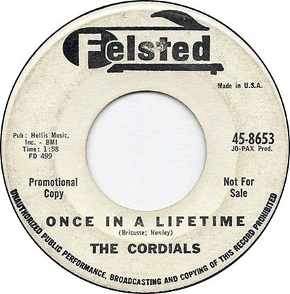 What Kind Of A Fool Am I? / Once In A Lifetime - The Cordials (3)