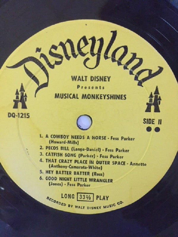 Walt Disney's Musical Monkeyshines - Unknown Artist