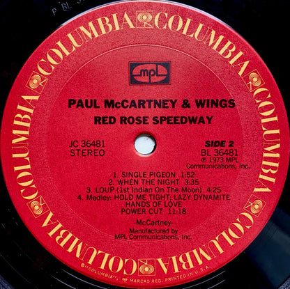 Red Rose Speedway - Paul McCartney & Wings*