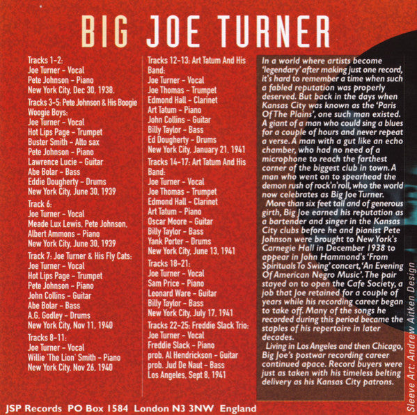 All the Classic Hits 1938-1952 - Big Joe Turner