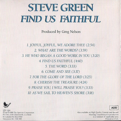 Find Us Faithful - Steve Green (3)
