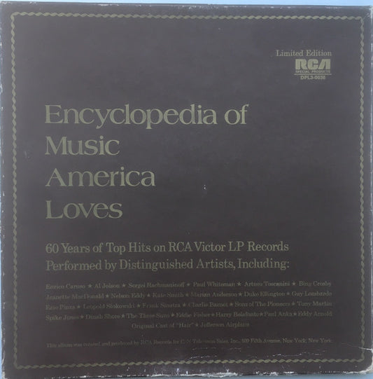 Encyclopedia Of Music America Loves - Various