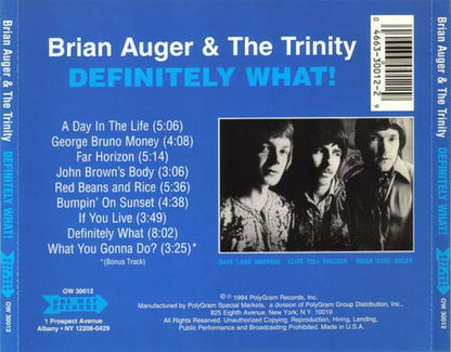 Definitely What! - Brian Auger & The Trinity