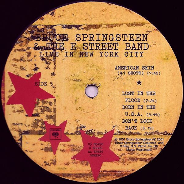 Live In New York City - Bruce Springsteen & The E Street Band*