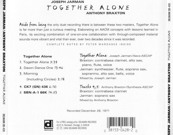 Together Alone - Joseph Jarman / Anthony Braxton