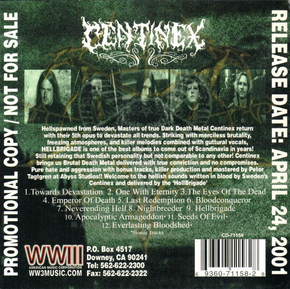 Hellbrigade - Centinex