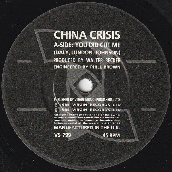 You Did Cut Me - China Crisis