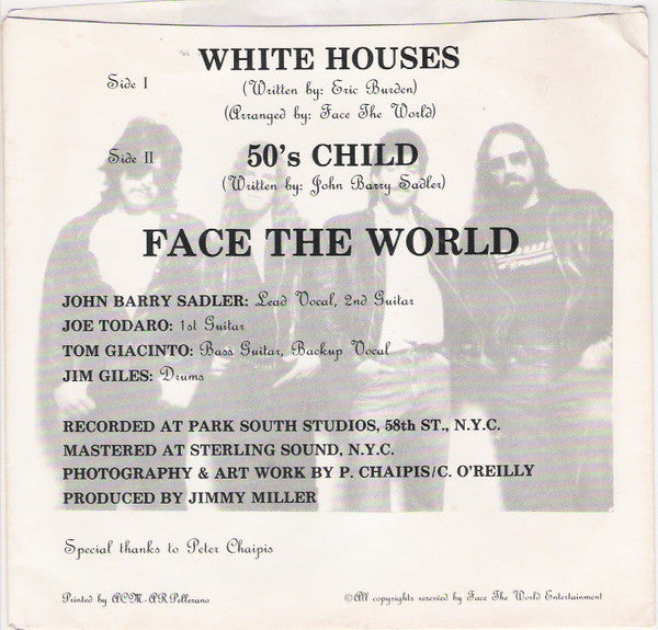 White Houses / 50's Child - Face The World