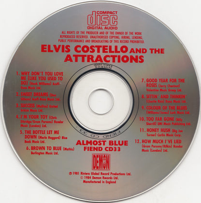 Almost Blue - Elvis Costello & The Attractions