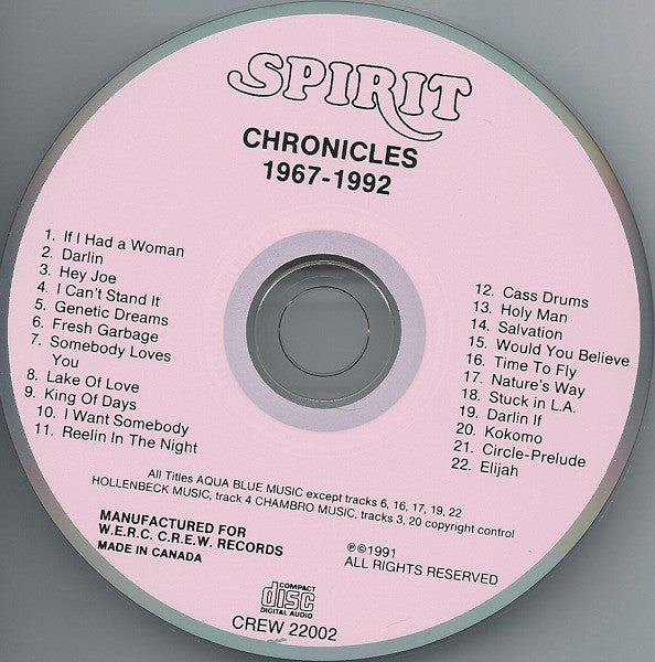 Chronicles 1967-1992 - Spirit (8)