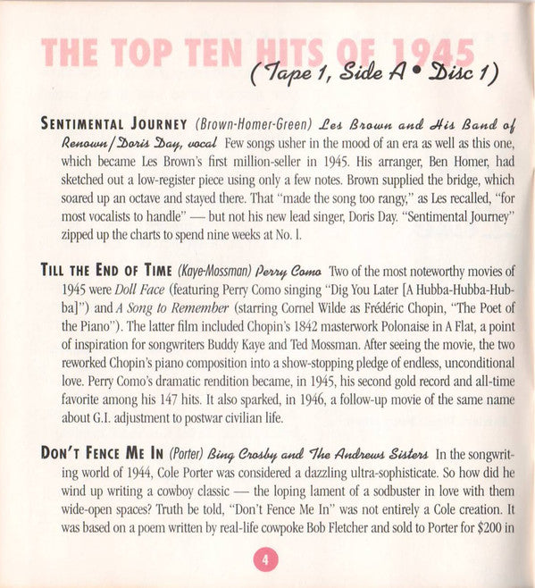 The Top Ten Collection: The Late '40s - Various