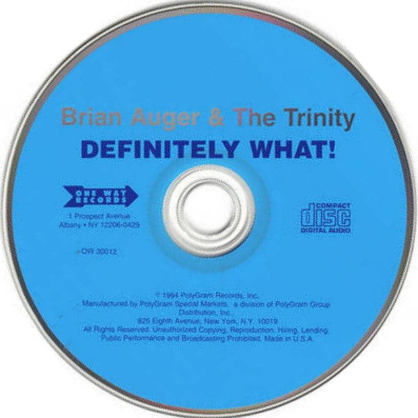 Definitely What! - Brian Auger & The Trinity