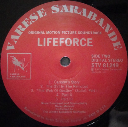 Lifeforce (Original Motion Picture Soundtrack) - Henry Mancini