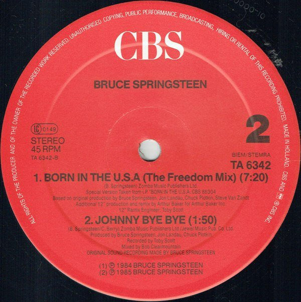 I'm On Fire / Born In The USA - Bruce Springsteen