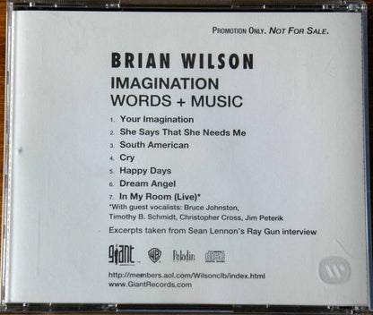 Imagination Words + Music - Brian Wilson
