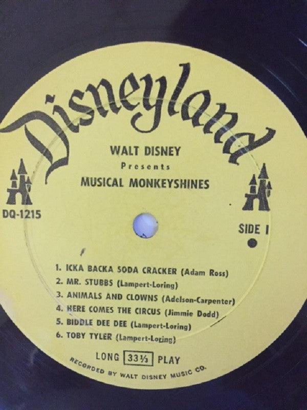 Walt Disney's Musical Monkeyshines - Unknown Artist