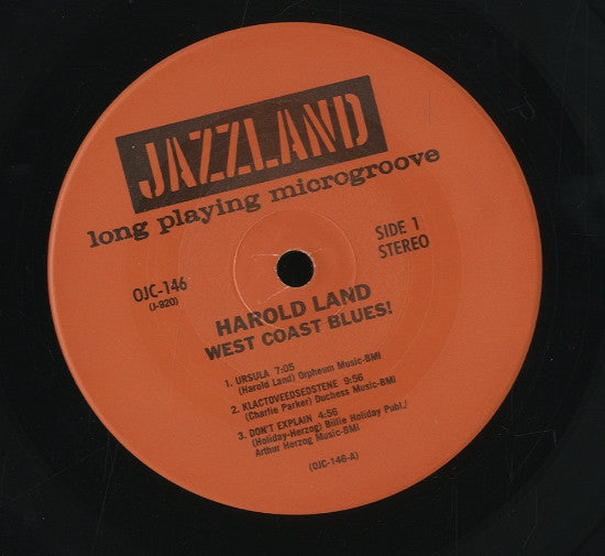 West Coast Blues! - Harold Land