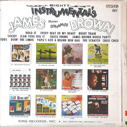 Mighty Instrumental's - James Brown & The Famous Flames