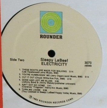 Electricity - Sleepy LaBeef*