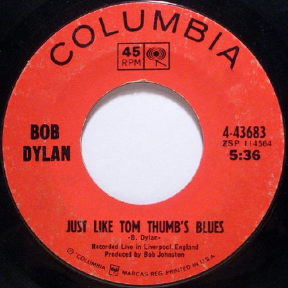 I Want You / Just Like Tom Thumb's Blues - Bob Dylan