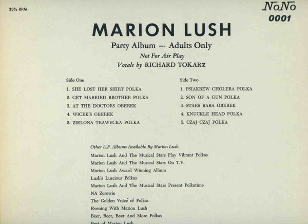 For Adults Only - Marion Lush