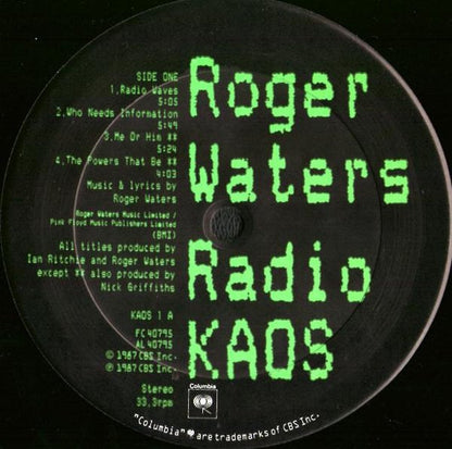 Radio K.A.O.S. - Roger Waters