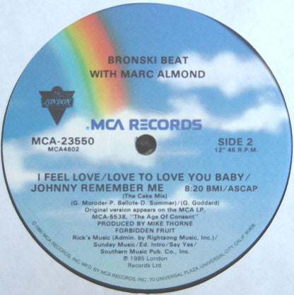 I Feel Love (12" Version) - Bronski Beat, Marc Almond