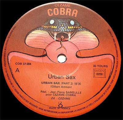Urban Sax - Urban Sax, Gilbert Artman