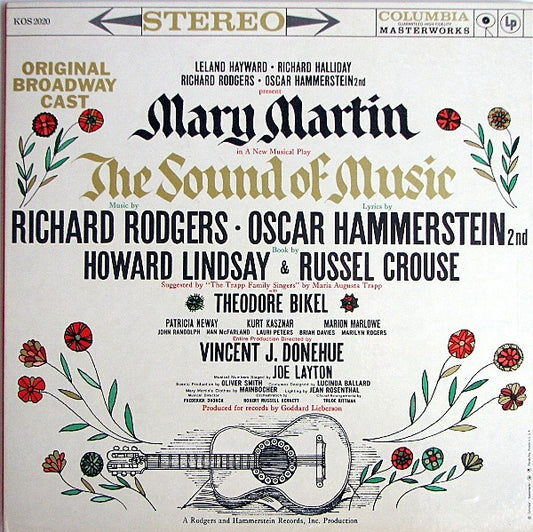 The Sound Of Music (Original Broadway Cast) - Leland Hayward, Richard Halliday, Richard Rodgers, Oscar Hammerstein 2nd* Present Mary Martin