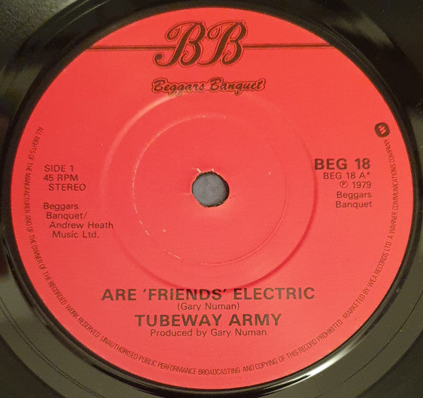 Are 'Friends' Electric? - Tubeway Army